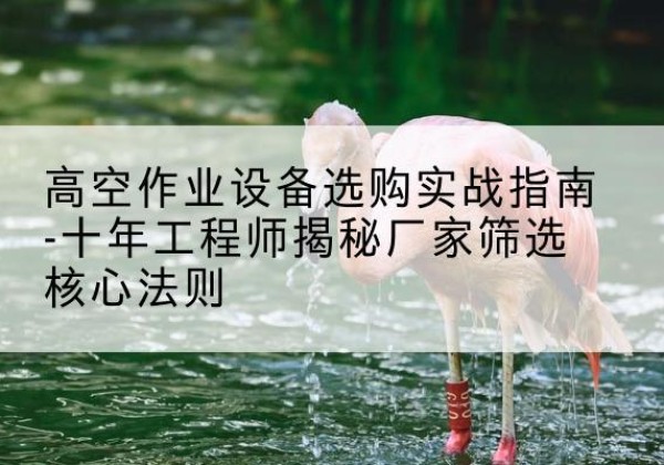 和平剪叉式升降机厂家-高空作业设备选购实战指南-十年工程师揭秘厂家筛选核心法则